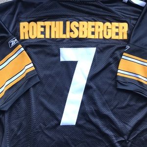 Steelers #7 Ben Roethlisberger size XL 54 rbk